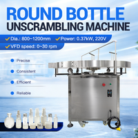 Machine de tri et d'alimentation automatique électrique pour bouteilles en plastique et en verre, avec plateau tournant, pour bouteilles PET