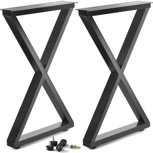 Pieds de meubles en fer coniques obliques et droits avec protection pour armoires, canapés d'extérieur, tables basses, chaises, chambre et salon - Product Image 4