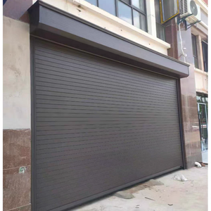 Volet roulant moderne en aluminium à double usage (manuel et électrique) pour chantier <span class=keywords><strong>de</strong></span> construction et magasin temporaire - Product Image 4