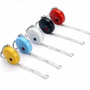 Cinta métrica retráctil de 1.5 metros, diseño portátil para medir tres circunferencias, altura y uso diario. - Product Image 1