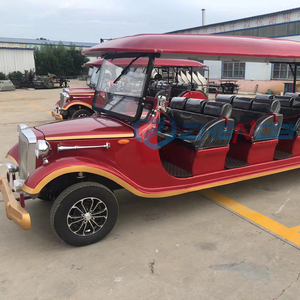 Classico vintage elettrico bus turistico auto Retro carrozzeria auto in vendita/miglior prezzo 14 posti vero classico carrello - Product Image 4