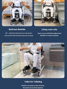 Silla <span class=keywords><strong>de</strong></span> <span class=keywords><strong>ruedas</strong></span> hidráulica portátil MSMT <span class=keywords><strong>para</strong></span> elevación <span class=keywords><strong>de</strong></span> pacientes <span class=keywords><strong>para</strong></span> el hogar y el baño, seguridad, inodoro, orinal, Ayuda <span class=keywords><strong>de</strong></span> transferencia - Product Image 3