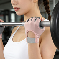 Personnalisé Entraînement Sportif Fitness Gym Cyclisme Entraînement Haltérophilie Soulagement De La Douleur De La Paume Antidérapant Absorbant Les Chocs Demi Doigt Gants