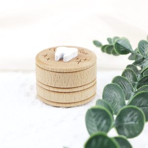 Gỗ bé hộp trẻ sơ sinh răng bí mật hộp gỗ răng Cổ Tích giảm răng lưu trữ hộp lưu trữ - Product Image 4