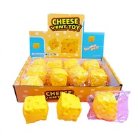 Jouet anti-stress en forme de fromage carré de 5,5 cm à récupération lente pour les 14 ans et plus, unisexe, best-seller