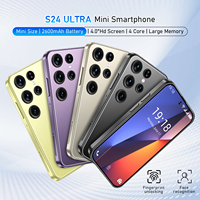 Nouveau Mini S24, ce téléphone Quad Core de 4 pouces dispose d'un stockage de 4 Go + 128 Go, d'une batterie de 2600mAh et fonctionne sur Android 8.1