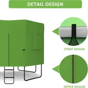 Couverture de tente de <span class=keywords><strong>trampoline</strong></span> 10FT/12FT tente pour <span class=keywords><strong>trampoline</strong></span> avec accessoire de <span class=keywords><strong>trampoline</strong></span> de lumières LED de couleur - Product Image 2