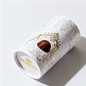 Emballage de Luxe en Tube Papier | Boite Cylindrique pour Parfum, Encens, Cadeau, Alimentaire et Chocolat - Product Image 2