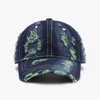 Fabricante de Gorras de Moda: Gorra de Béisbol de Mezclilla Retro con Lavado Ácido, Estructurada, Lisa, Personalizada, de Alta Calidad, Estilo Dad Hat