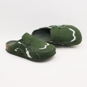 Zoccoli in sughero con plateau per la nuova collezione Primavera Estate, ciabatte aperte sul retro a punta chiusa, slip-on retrò a strato singolo, <span class=keywords><strong>mules</strong></span> da donna e uomo - Product Image 5