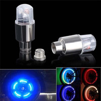 2 uds., accesorios de decoración para coche, rueda de coche, luces LED, cubo, lámpara de neumático, rueda de coche, luz Led, tapa de válvula de neumático
