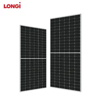 Panneaux Solaires LONGi 550W Type N Monocristallins Bifaciaux Sunpower, Demi-Cellule, Système Photovoltaïque Intégré – Vente en Gros