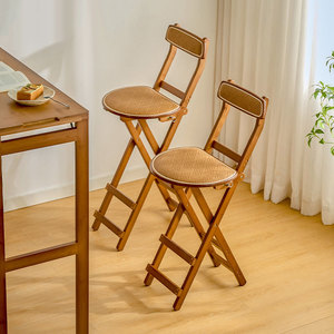 Tabouret En Bois De Bambou Coloris Naturel - Longueur 39,5 X Profondeur 252 X Hauteur 46 Cm 59551644