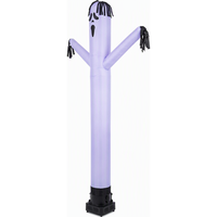 Mannequin gonflable Air Dancer de 3 mètres, blanc, thème Halloween (Souffleur vendu séparément)