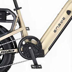 Bicicletta elettrica con pneumatici fat da 16 pollici <span class=keywords><strong>x</strong></span> 4.0, motore anteriore brushless da 750W, doppia batteria al litio da 48V, <span class=keywords><strong>e</strong></span>-bike a lunga autonomia - Product Image 6