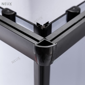 <span class=keywords><strong>Cabine</strong></span> de <span class=keywords><strong>douche</strong></span> en verre à porte coulissante noire au <span class=keywords><strong>prix</strong></span> d'usine - Product Image 6