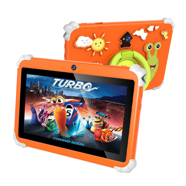 7inch 8gb Memory Wi-Fi Children's Tablet Android 14 Allwinner Android Smart Children Tablet 2-in-1 case Anti-fall Wifi