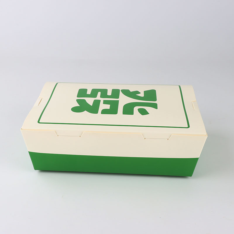 Custom Logo Printing Paper Packaging Hot Dog Tray Takeaway Food Container Box Food Packing