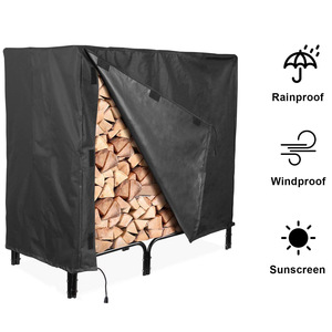 Firewood <b>Rack</b> Cover 125x60x110cm Waterproof Oxford Cloth Outdoor Protection - Product Image 5