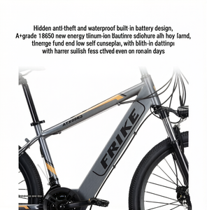 Bicicleta Eléctrica Todoterreno de Montaña de 26 Pulgadas con Frenos de Disco Dobles, Batería de Litio Oculta de 36V, Motor sin Escobillas de 21 Velocidades - Product Image 5