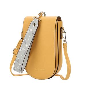 Venta al por mayor Mini ligero bolso de cuero PU con cremallera dos correas de gran <span class=keywords><strong>capacidad</strong></span> bolso del teléfono móvil para las mujeres - Product Image 1