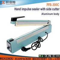 Machine à sceller les sacs en plastique électrique portable XUANPACKER Modèle PFS200C, Scelleuse thermique à impulsion manuelle 220V/110V Facile à utiliser