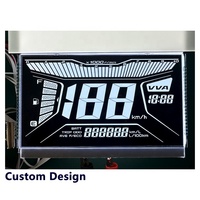Écran LCD numérique bleu-noir personnalisé pour tableau de bord Yamaha Aerox NVX 155, affichage LCD pour compteur de vitesse, compteur kilométrique, tachymètre
