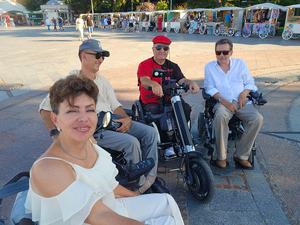 MT01 nuovissimo 36V 350W sedia a rotelle Handbike fai da te kit di conversione manuale sedia a rotelle accessorio elettrico mijo - Product Image 6