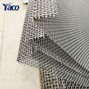 Heavy Duty 65Mn Lock Crimped Wire Mesh Coal Washing Plant Vibrating Screen <strong>Cloth</strong> - Product Image 1