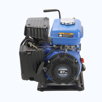 Pompe Auto-amorçante Dinking 1,5" à Haut Débit, Moteur à Essence Portable pour Eau Claire 87cc, Vente Directe Usine, QDZ40-36