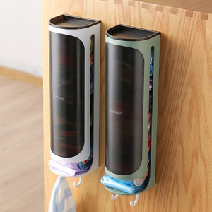 High capacity Grocery Bag Holder Wall Mount Storage Racks Dispenser Plastic Home Kitchen Organizer Garbage Bags Storing Holders