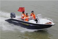 Perahu 17 kaki untuk peralatan perjalanan air keluarga motor elektrik dan minyak pilih 30-90 HP untuk multi tampilan penjualan terbaik
