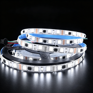 Tira de LED RGB 5050 Inteligente y Programable, TM1914 IC, 60 LED/m, Luz de Cuerda de Píxeles de Color de Ensueño con Transmisión Continua por Puntos de Interrupción - Product Image 2