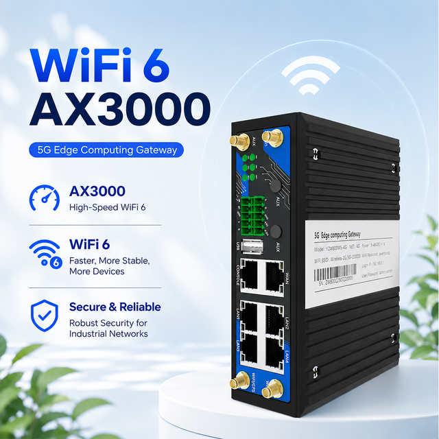 Dual SIM 4G Industrial Router Node-RED Low MOQ Software Hardware Customization with Lifelong Technical Support LTE Router