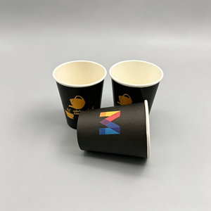 Gobelet en papier de qualité alimentaire, laminé PE, dimensions personnalisées, poids 0-8, imprimé en 0-8 couleurs pour solutions d'emballage de boissons pour chaînes de magasins - Product Image 3