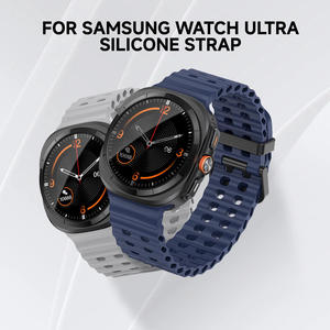 Correa de silicona para <span class=keywords><strong>Samsung</strong></span> para Galaxy <span class=keywords><strong>Watch</strong></span> Ultra 47mm Correa deportiva suave de lujo correa de pulsera para hombres <span class=keywords><strong>reloj</strong></span> de <span class=keywords><strong>mujer</strong></span> Ultra 47mm - Product Image 3