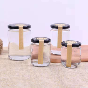 Bocaux en verre personnalisés avec couvercle à vis métallique pour la conservation des aliments à la maison, confitures, cornichons et conserves, disponibles en 45ml, 100ml, 195ml, 350ml, 500ml - Product Image 4