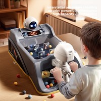 Máquina de Juego de Disparos para Niños, Juguete de Robot Interstellar con Tablero de Puntuación LED y Objetivos de Planetas