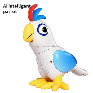 นกแก้วหุ่นยนต์ AI อัจฉริยะสำหรับเด็กนกแก้วเรียนรู้ภาษาวิทยาศาสตร์การสนทนาด้วยเสียงนกแก้ว - Product Image 1