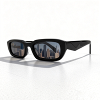Lunettes de soleil rectangulaires en acétate tendance et best-seller - Protection UV de haute qualité, lunettes de soleil tendance pour hommes et femmes