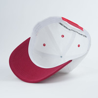 Nieuw Binnen 5 Paneel Ongestructureerde Snapback Baseball Caps Met De Hand Geborduurd Logo Op Oxford En Poplin Stof Dot Fruit Patronen