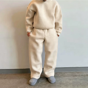 Tuta da <span class=keywords><strong>uomo</strong></span> personalizzata in pile 100% cotone, modello ampio con cappuccio e pantaloni jogger, pesante, per <span class=keywords><strong>uomo</strong></span> - Product Image 5