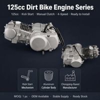 Ensemble moteur de moto enduro Yinxiang 125cc à démarrage au pied, embrayage manuel, 4 vitesses, refroidissement par air, directement de l'usine