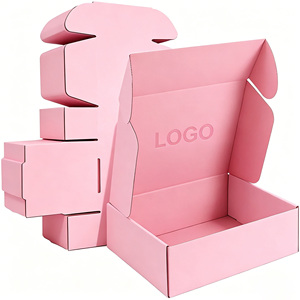 Custom Green Self Erecting Mailer <b>Boxes</b> Rectangle Kraft Corrugated Custom Logo Offset Printing Recyclable <b>Gift</b> Craft Packaging - Product Image 2