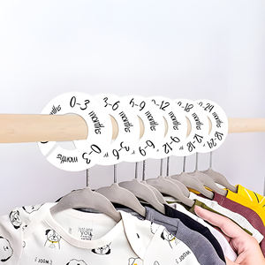 Colored Round Plastic Clothing Dividers Round Plastic Divider for Hangers - Product Image 1