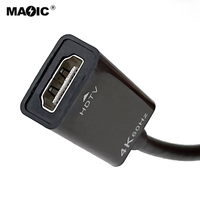 OEM actif 4k 60Hz mâle vers femelle Mini DP Displayport vers HDMI adaptateur câble convertisseur Mini DP vers HDMI