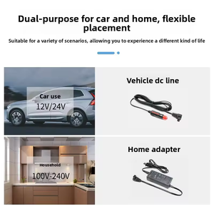 Réfrigérateur de voiture à compresseur à refroidissement rapide -22°C, congélateur portable avec poignée, DC <span class=keywords><strong>12V</strong></span> 24V pour SUV, bateau, caravane, pêche - Product Image 6