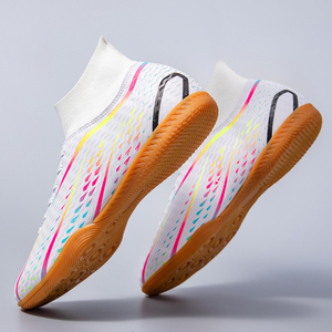 Scarpe da <span class=keywords><strong>Calcio</strong></span> Professionali Personalizzate con Tomaia in PU, Suola Piatta per Allenamento Indoor a Cinque - Product Image 2