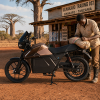 Moto de livraison électrique 72V avec batterie interchangeable et porte-bagages, capacité de charge de 275 kg pour coursier alimentaire