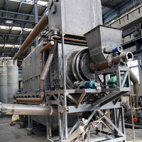 Charbon horizontal à tambour continu faisant la machine pour le moteur de paille de blé comme four de carbonisation de composant de noyau